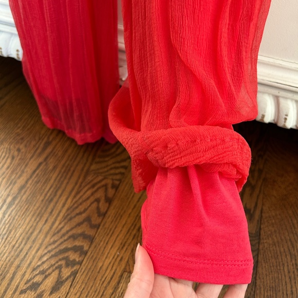 Pink long sleeve jumpsuit - Picture 10 of 10